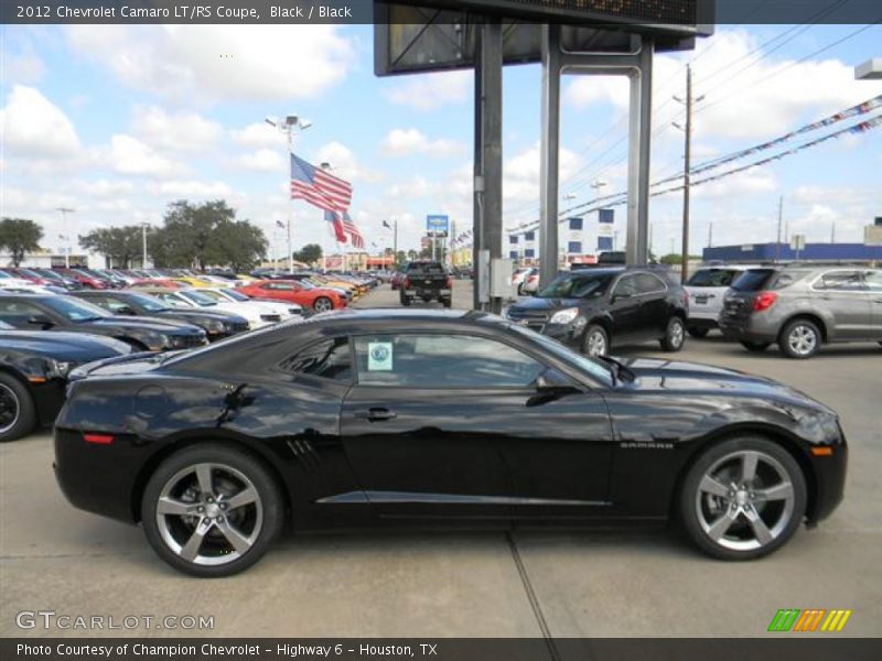 Black / Black 2012 Chevrolet Camaro LT/RS Coupe