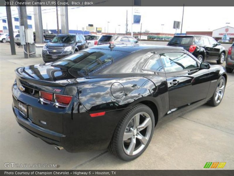 Black / Black 2012 Chevrolet Camaro LT/RS Coupe