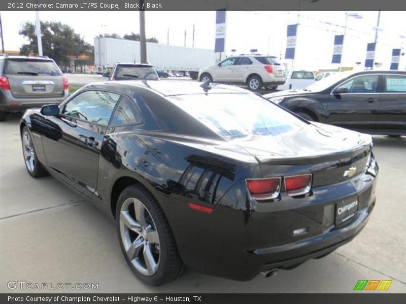 Black / Black 2012 Chevrolet Camaro LT/RS Coupe