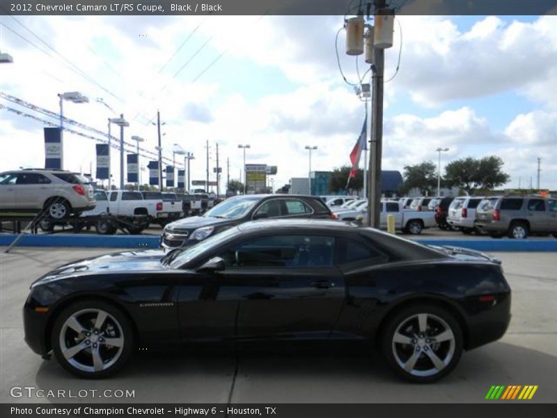 Black / Black 2012 Chevrolet Camaro LT/RS Coupe