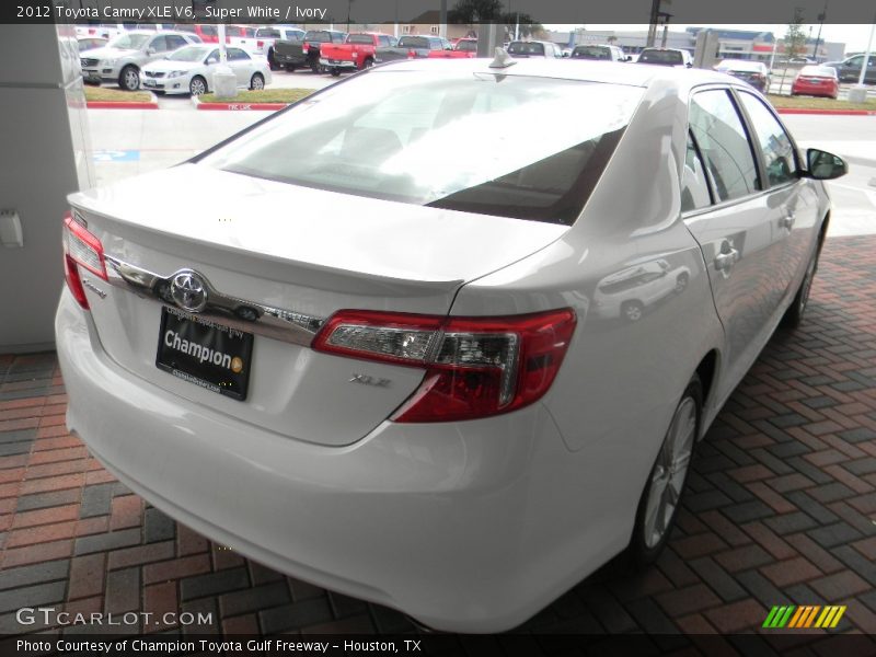 Super White / Ivory 2012 Toyota Camry XLE V6