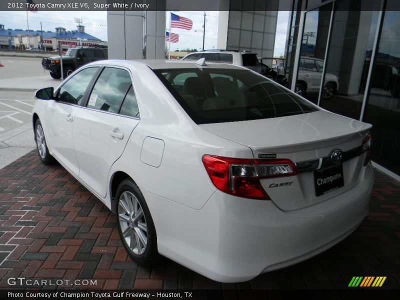 Super White / Ivory 2012 Toyota Camry XLE V6