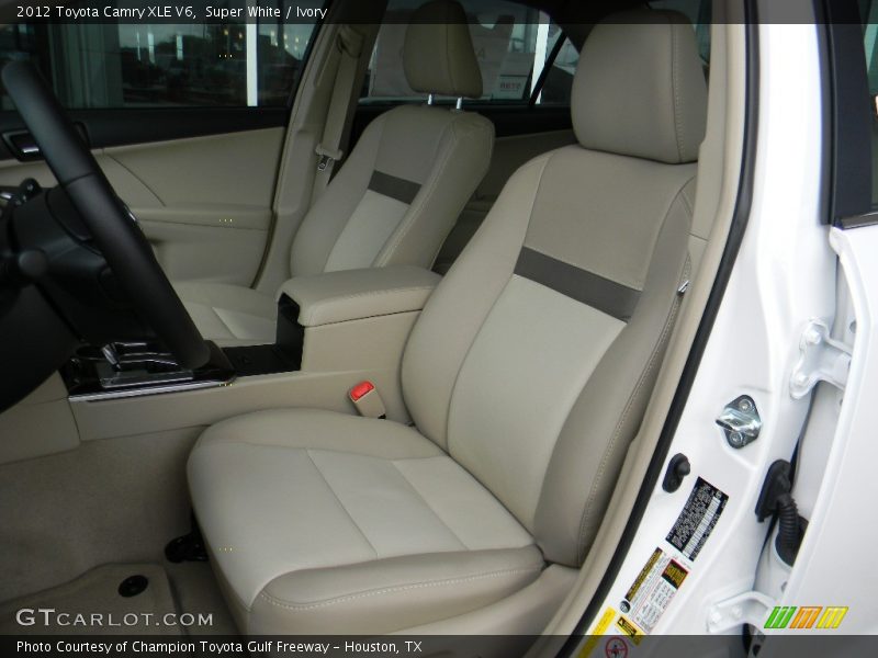  2012 Camry XLE V6 Ivory Interior