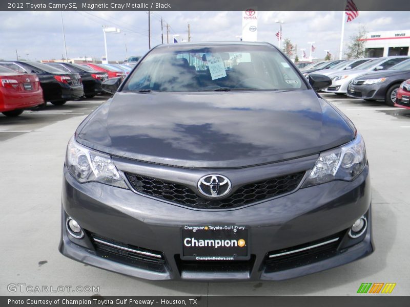Magnetic Gray Metallic / Black 2012 Toyota Camry SE