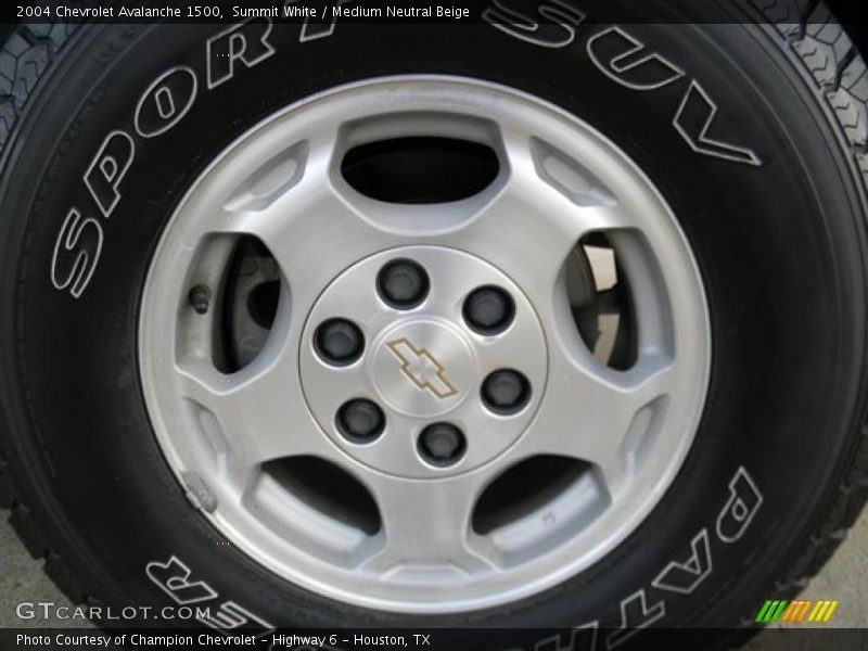 Summit White / Medium Neutral Beige 2004 Chevrolet Avalanche 1500