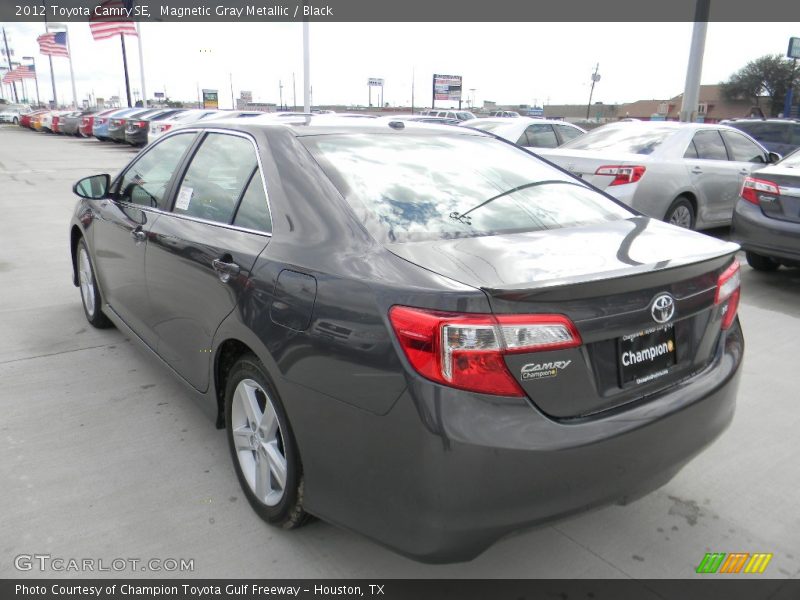 Magnetic Gray Metallic / Black 2012 Toyota Camry SE