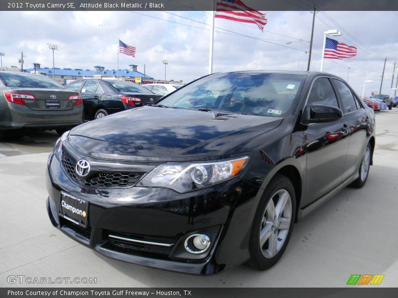 Attitude Black Metallic / Black 2012 Toyota Camry SE