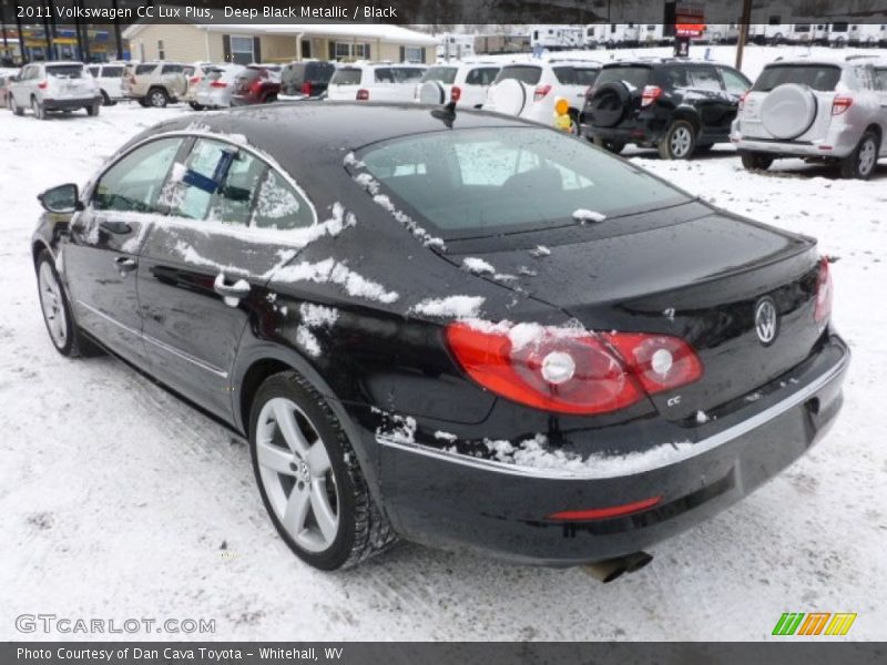 Deep Black Metallic / Black 2011 Volkswagen CC Lux Plus