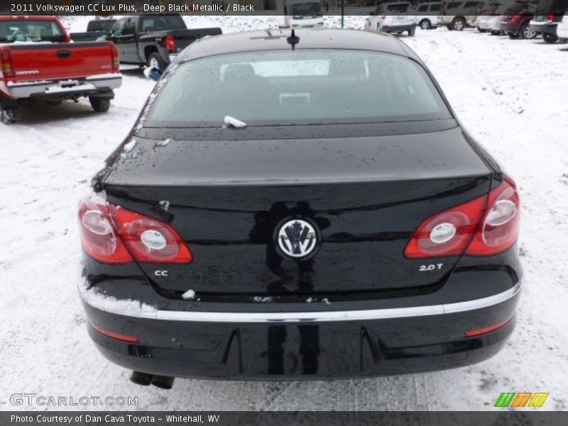 Deep Black Metallic / Black 2011 Volkswagen CC Lux Plus