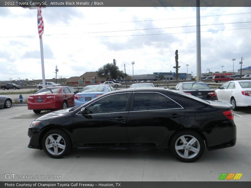 Attitude Black Metallic / Black 2012 Toyota Camry SE