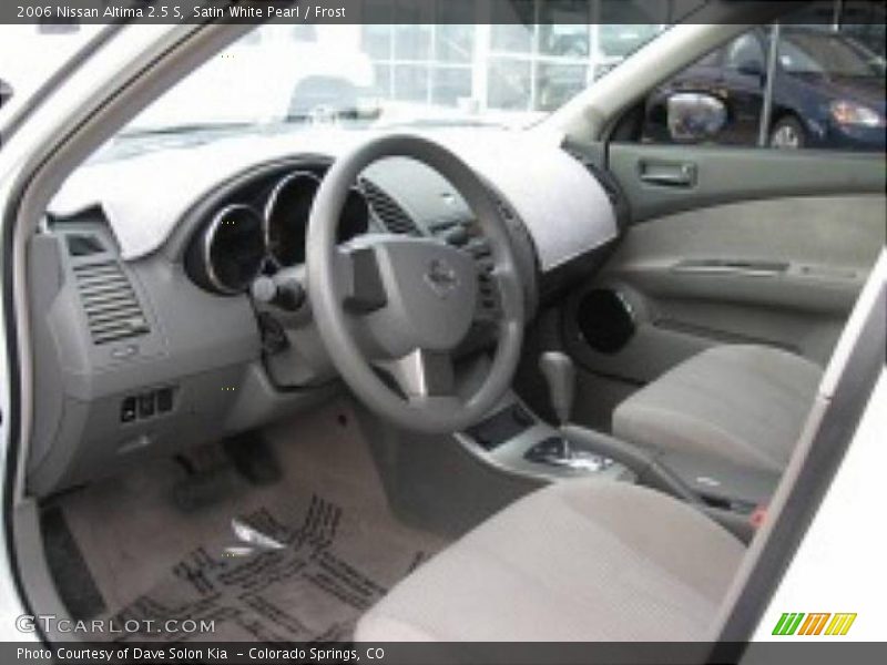 Satin White Pearl / Frost 2006 Nissan Altima 2.5 S