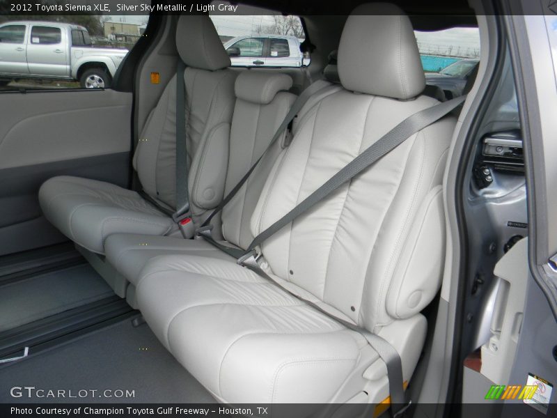 Silver Sky Metallic / Light Gray 2012 Toyota Sienna XLE