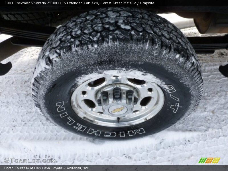 Forest Green Metallic / Graphite 2001 Chevrolet Silverado 2500HD LS Extended Cab 4x4