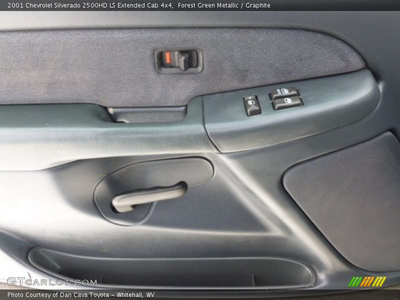 Forest Green Metallic / Graphite 2001 Chevrolet Silverado 2500HD LS Extended Cab 4x4