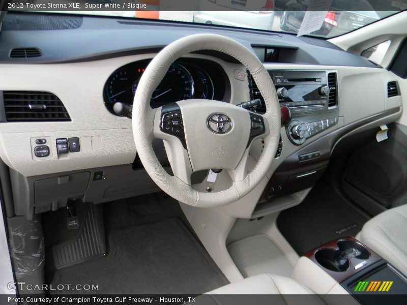 Dashboard of 2012 Sienna XLE
