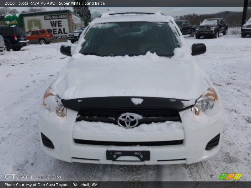 Super White / Sand Beige 2010 Toyota RAV4 V6 4WD