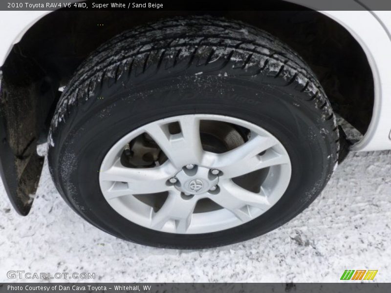 Super White / Sand Beige 2010 Toyota RAV4 V6 4WD