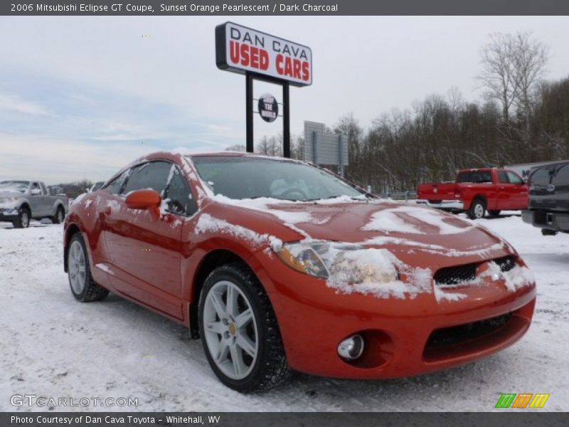 Sunset Orange Pearlescent / Dark Charcoal 2006 Mitsubishi Eclipse GT Coupe