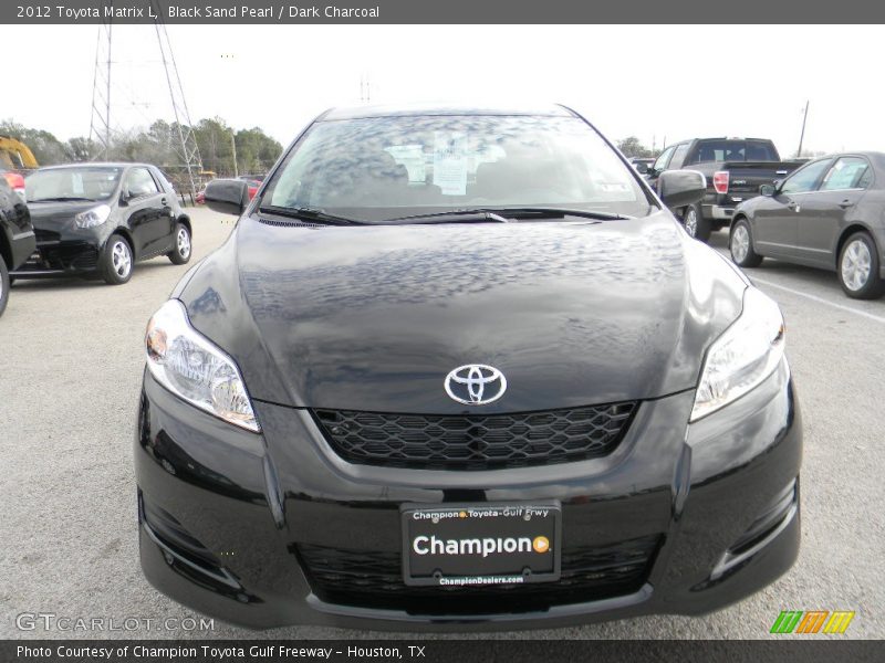 Black Sand Pearl / Dark Charcoal 2012 Toyota Matrix L