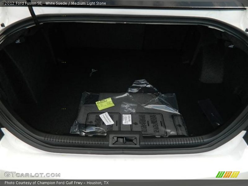 White Suede / Medium Light Stone 2012 Ford Fusion SE
