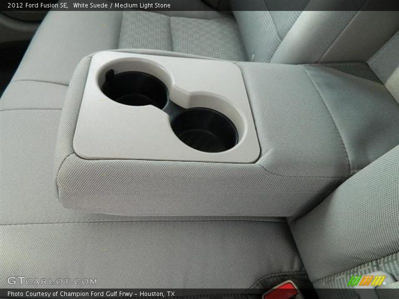 White Suede / Medium Light Stone 2012 Ford Fusion SE