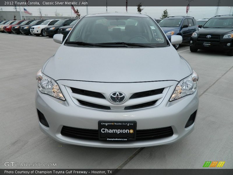 Classic Silver Metallic / Ash 2012 Toyota Corolla