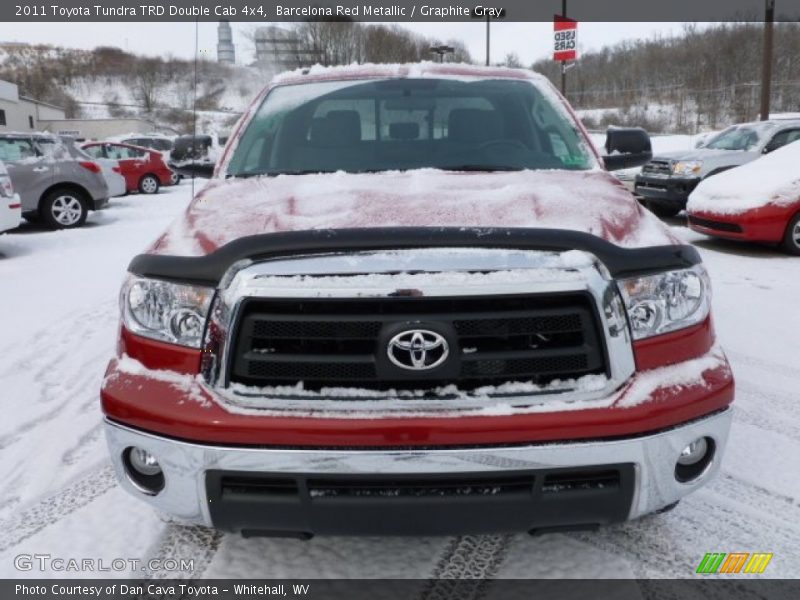 Barcelona Red Metallic / Graphite Gray 2011 Toyota Tundra TRD Double Cab 4x4