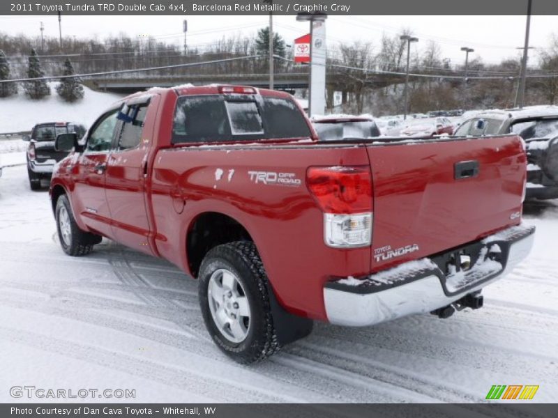 Barcelona Red Metallic / Graphite Gray 2011 Toyota Tundra TRD Double Cab 4x4