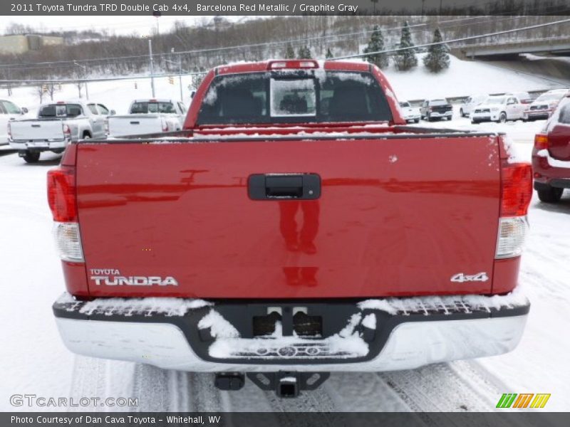 Barcelona Red Metallic / Graphite Gray 2011 Toyota Tundra TRD Double Cab 4x4