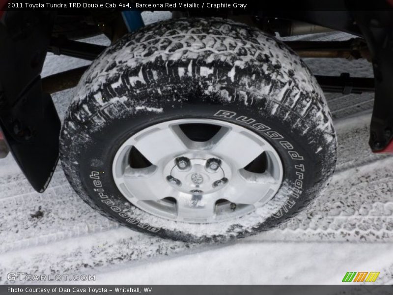 Barcelona Red Metallic / Graphite Gray 2011 Toyota Tundra TRD Double Cab 4x4