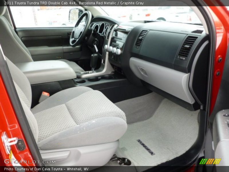 Barcelona Red Metallic / Graphite Gray 2011 Toyota Tundra TRD Double Cab 4x4