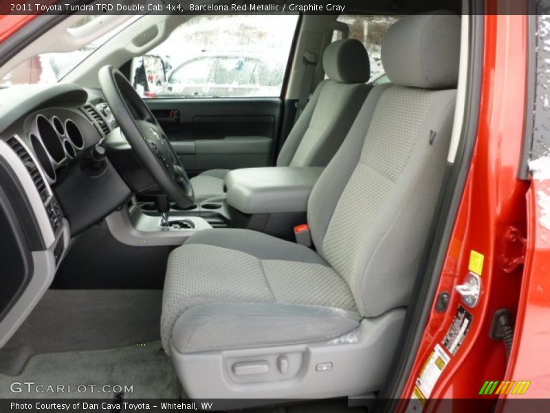 Barcelona Red Metallic / Graphite Gray 2011 Toyota Tundra TRD Double Cab 4x4