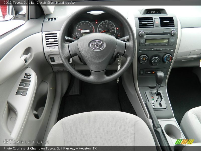 Dashboard of 2012 Corolla 