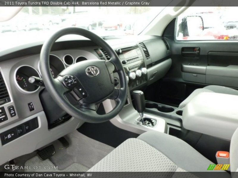 Barcelona Red Metallic / Graphite Gray 2011 Toyota Tundra TRD Double Cab 4x4