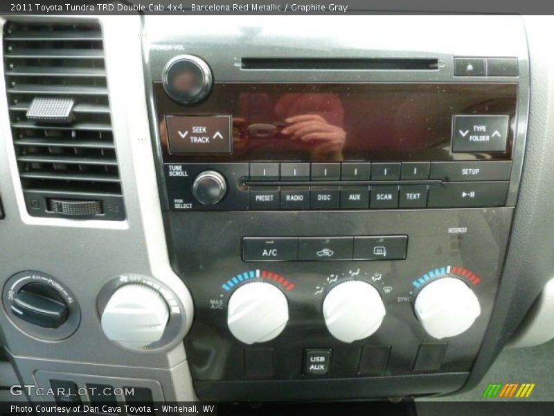 Barcelona Red Metallic / Graphite Gray 2011 Toyota Tundra TRD Double Cab 4x4