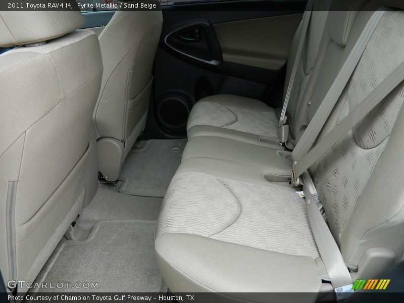 Rear Seat of 2011 RAV4 I4