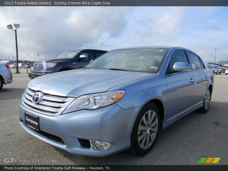 Sizzling Crimson Mica / Light Gray 2011 Toyota Avalon Limited