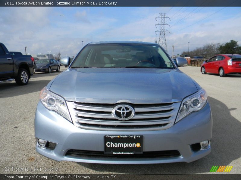Sizzling Crimson Mica / Light Gray 2011 Toyota Avalon Limited