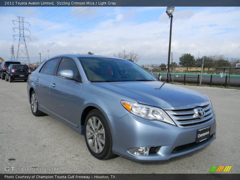 Sizzling Crimson Mica / Light Gray 2011 Toyota Avalon Limited