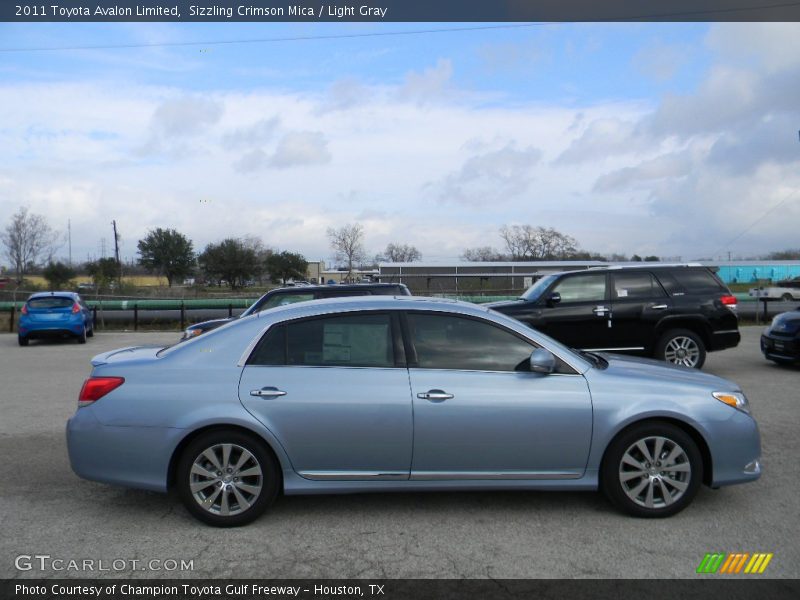 Sizzling Crimson Mica / Light Gray 2011 Toyota Avalon Limited