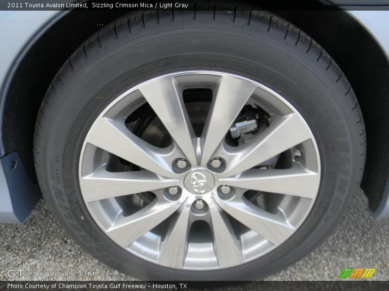 Sizzling Crimson Mica / Light Gray 2011 Toyota Avalon Limited