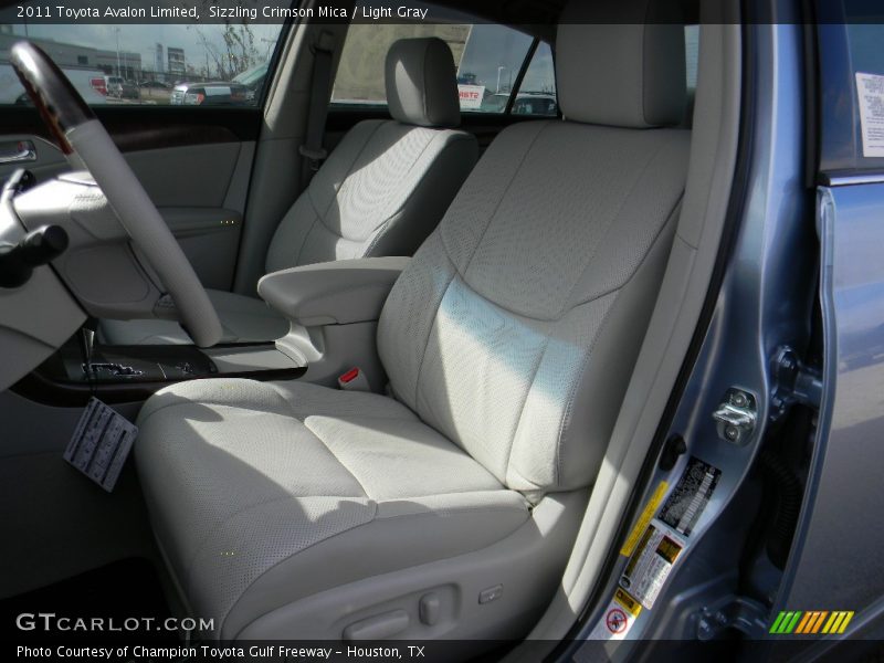 Sizzling Crimson Mica / Light Gray 2011 Toyota Avalon Limited