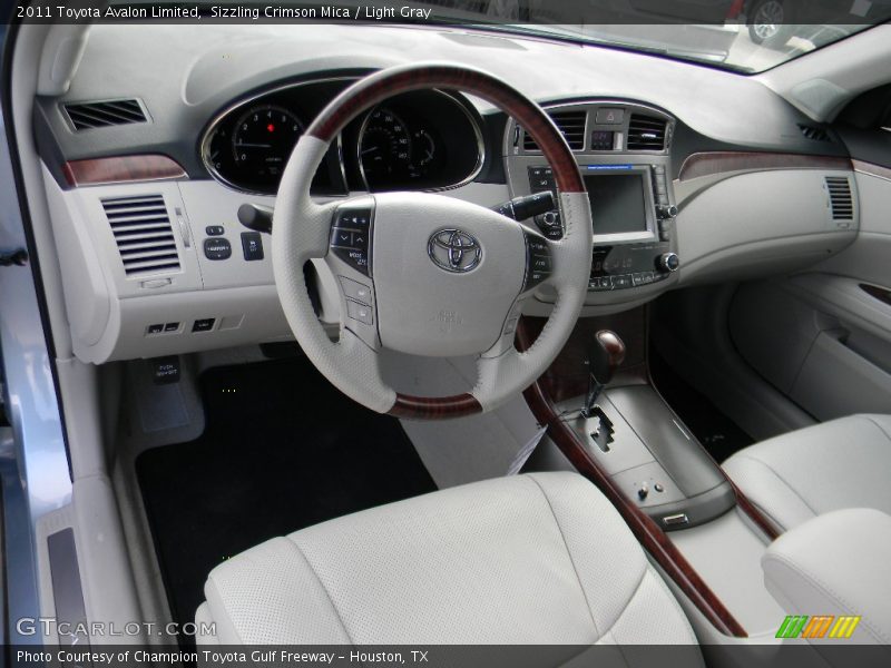 Sizzling Crimson Mica / Light Gray 2011 Toyota Avalon Limited