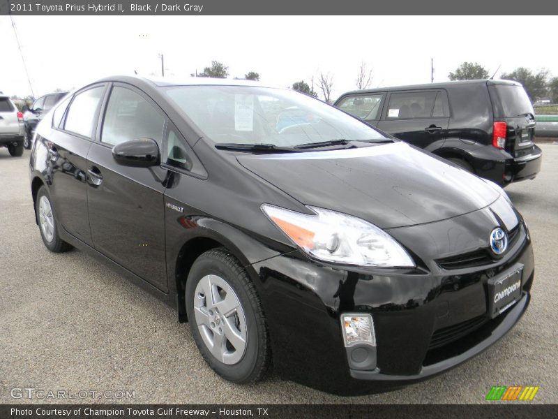 Black / Dark Gray 2011 Toyota Prius Hybrid II