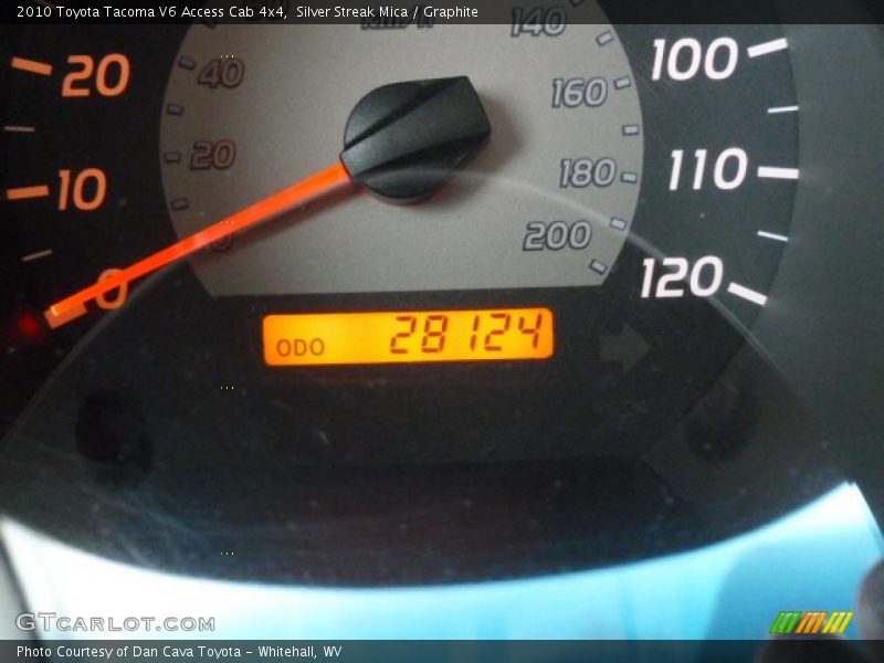 Silver Streak Mica / Graphite 2010 Toyota Tacoma V6 Access Cab 4x4