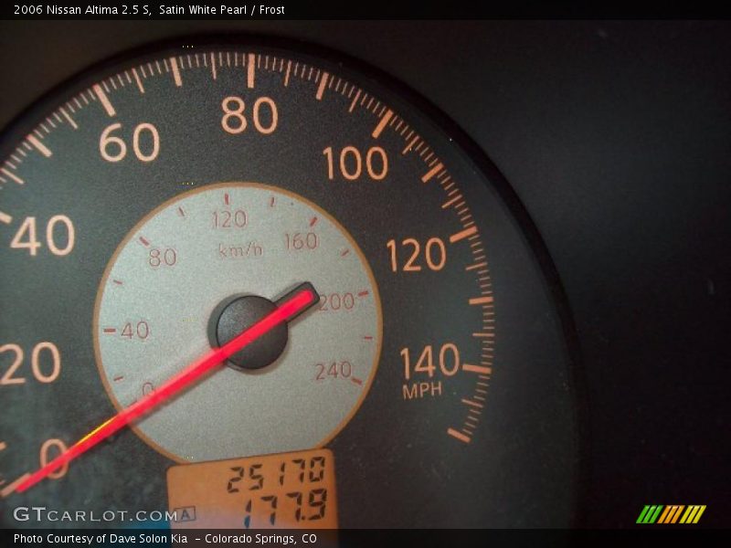Satin White Pearl / Frost 2006 Nissan Altima 2.5 S