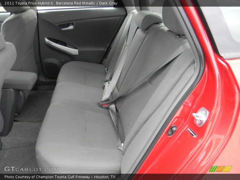 Rear Seat of 2011 Prius Hybrid II