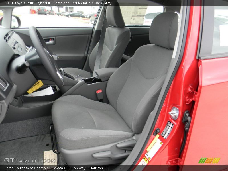 Front Seat of 2011 Prius Hybrid II