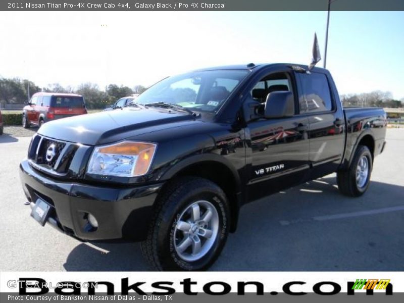 Galaxy Black / Pro 4X Charcoal 2011 Nissan Titan Pro-4X Crew Cab 4x4