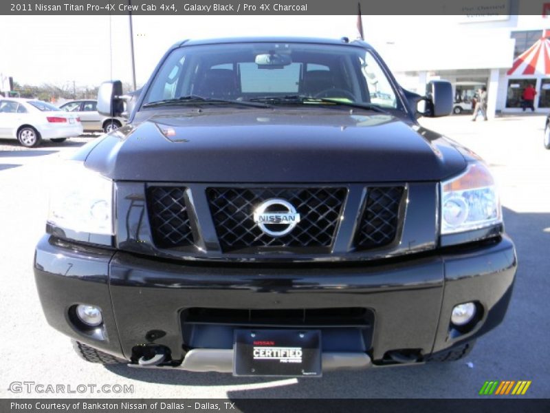 Galaxy Black / Pro 4X Charcoal 2011 Nissan Titan Pro-4X Crew Cab 4x4